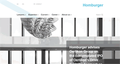 Desktop Screenshot of homburger.ch